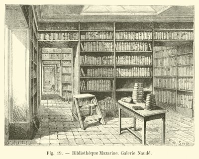 Biblioteka Mazarine, Galeria Naude autorstwa French School