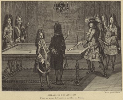 Stół bilardowy króla Francji Ludwika XIV autorstwa French School