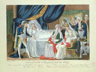 Narodziny Napoleona II, króla Rzymu, 20 marca 1811 r. autorstwa French School