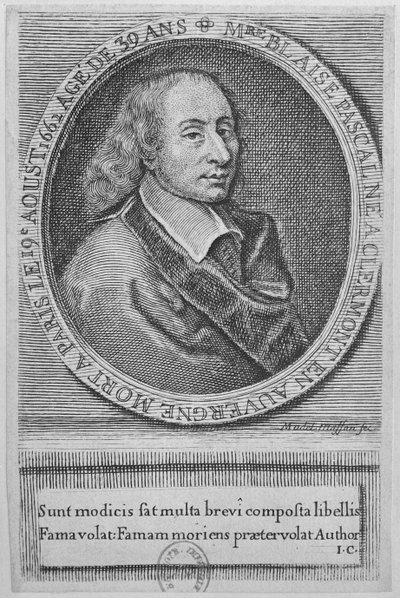 Blaise Pascal (1623-62) autorstwa French School