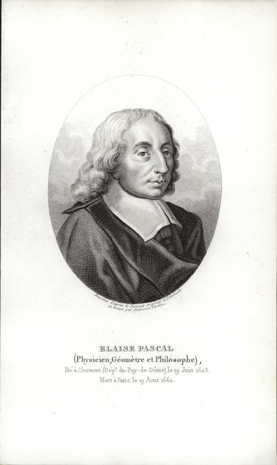 Blaise Pascal autorstwa French School