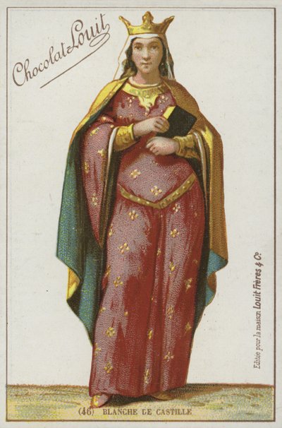 Blanche z Kastylii autorstwa French School