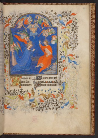 Księga godzin, dodaj MS 32454 f.46r, Francja autorstwa French School