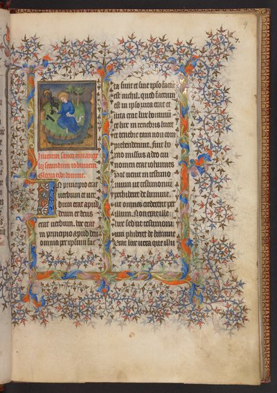 Księga godzin, dodaj MS 32454 f.9r, Francja autorstwa French School