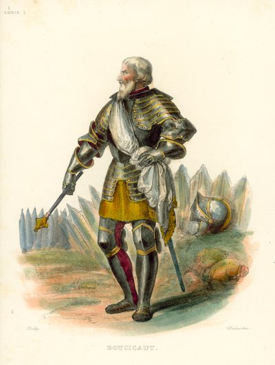 Boucicaut (kolorowy grawer) autorstwa French School
