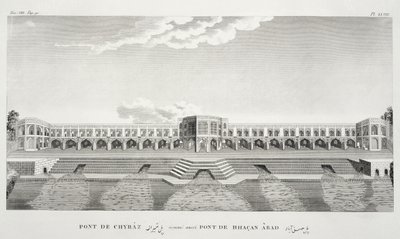 Most Shiraz, Isfahan, z Voyages du Chevelier Chardin en Perse, et en autres Lieux d
