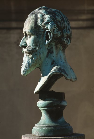 Popiersie Edouarda Maneta (1832-83) (brąz) (patrz także 287311) autorstwa French School