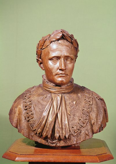 Popiersie Napoleona I (1769-1821) (tynk) autorstwa French School