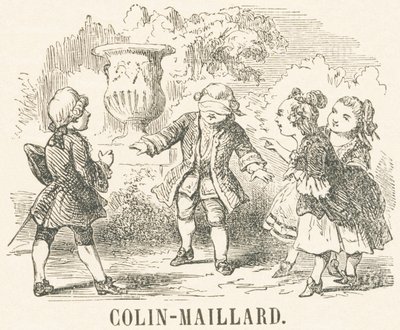 C: Colin-Maillard autorstwa French School