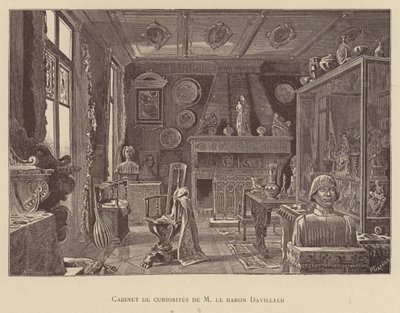 Gabinet ciekawostek barona Davilliera autorstwa French School