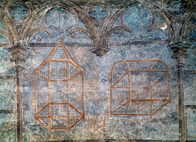 Klatki i detale architektoniczne z sypialni papieży, 1334-62 autorstwa French School