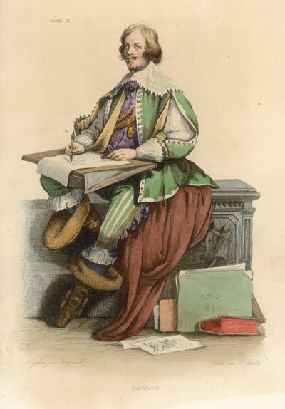 Callot (kolorowy grawer) autorstwa French School