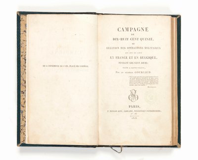 „Kampania 1815”, Gaspard Gourgaud autorstwa French School