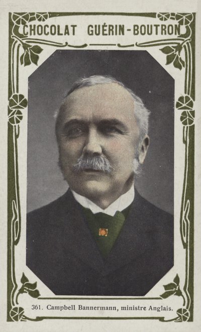 Campbell Bannerman, brytyjski minister (kolorowe zdjęcie) autorstwa French School