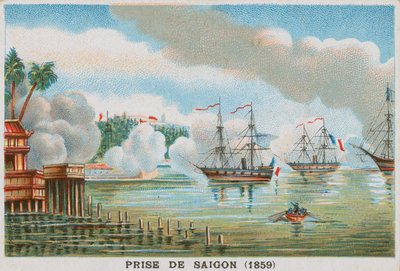 Zdobycie Sajgonu przez Francuzów, 1859 autorstwa French School