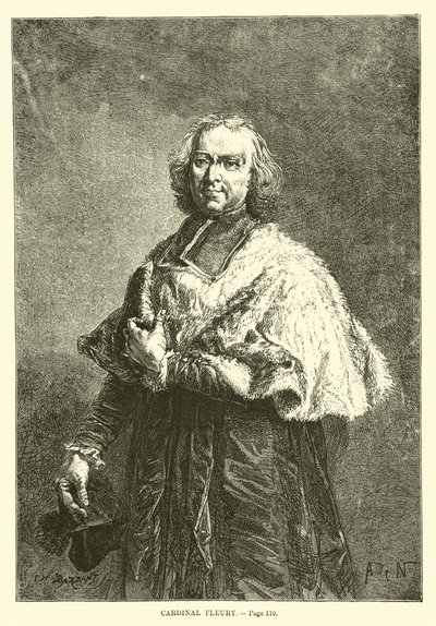 kardynał Fleury autorstwa French School