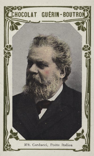 Carducci, włoski poeta (kolorowe zdjęcie) autorstwa French School