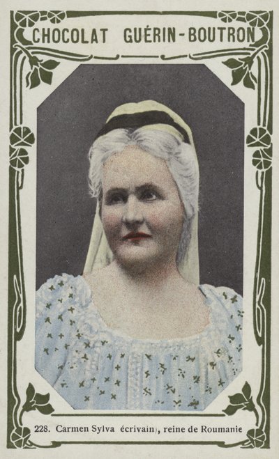 Carmen Sylva pisarka, królowa Rumunii (kolorowe zdjęcie) autorstwa French School