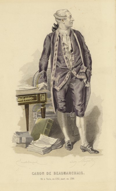 Charon de Beaumarchais (1732-1799) autorstwa French School