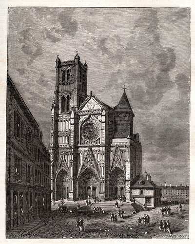 Katedra św. 1884 autorstwa French School