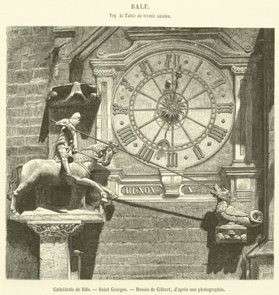 Katedra w Bale, Saint George (rycina) autorstwa French School