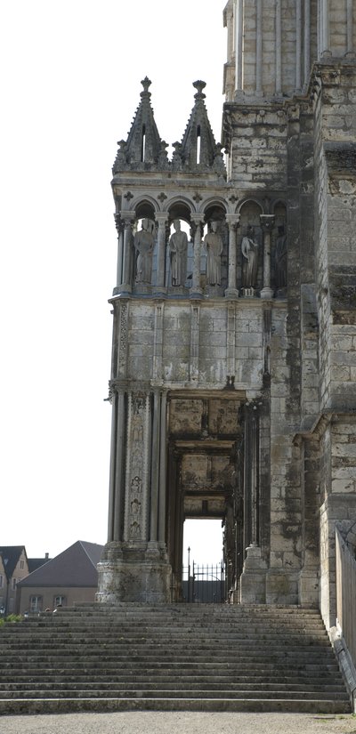 Cathedrale de chartres, fragment portalu południowego autorstwa French School