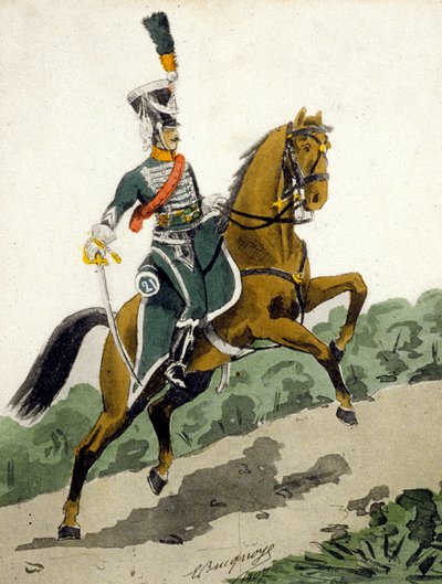 Kawalerzysta I Imperium autorstwa French School