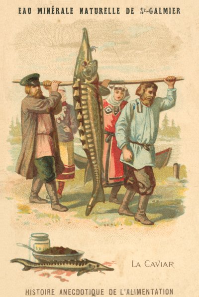Kawior (chromolitho) autorstwa French School