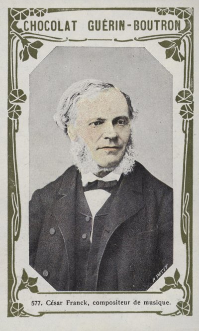 Cesar Franck, kompozytor (kolorowe zdjęcie) autorstwa French School