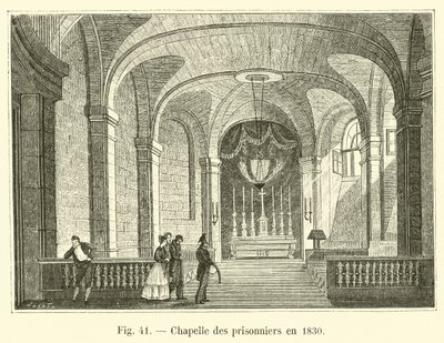 Kaplica Więźniów w 1830 r. autorstwa French School