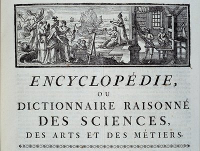 Kierownik oddziału Encyklopedii Diderota i Alemberta autorstwa French School