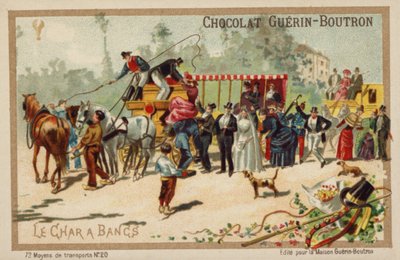 Charabanc (chromolitho) autorstwa French School