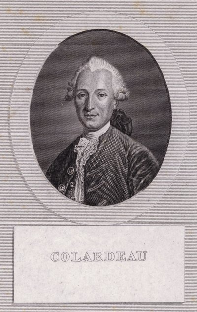 Charles-Pierre Colardeau , francuski poeta (grafika) autorstwa French School