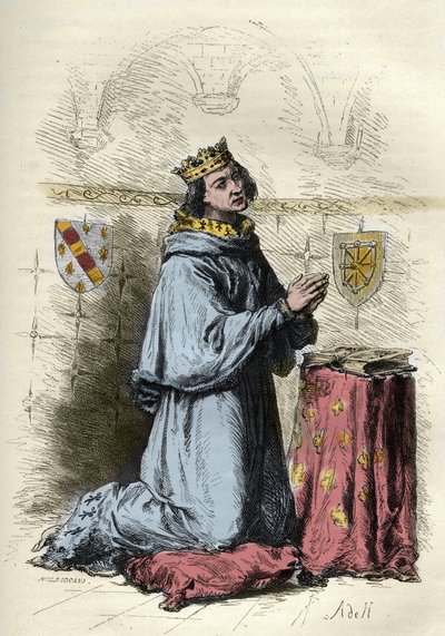 Charles-le-Bad (Karol Zły) (Charles de Navarre .) autorstwa French School
