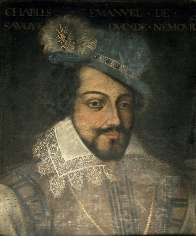 Karol Emanuel Sabaudii (1547-95) autorstwa French School