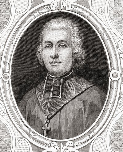 Charles Maurice de Talleyrand-Périgord, z „Histoire de la Revolution Francaise” Louisa Blanca (1811-82) autorstwa French School