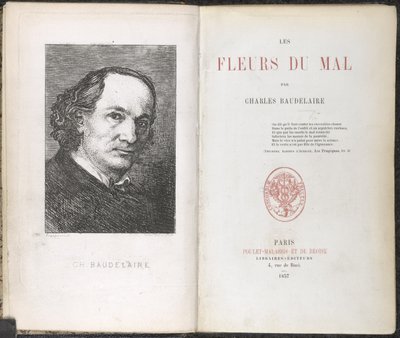 Charles Pierre Baudelaire, Kwiaty zła autorstwa French School