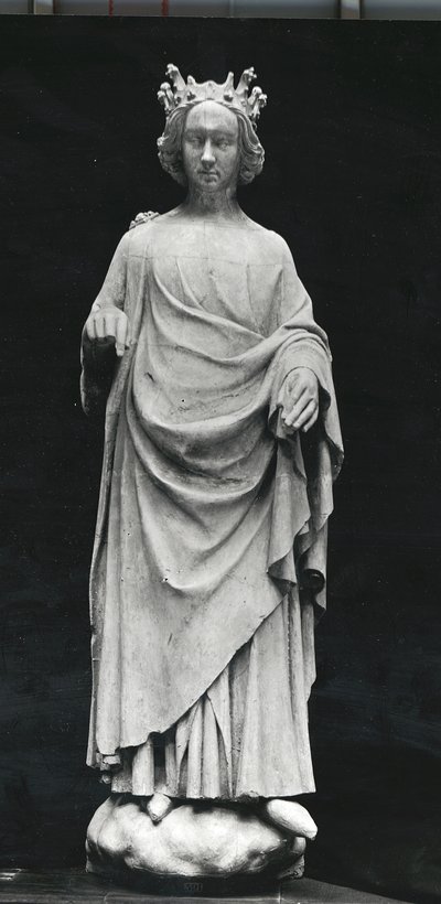 Karol VI (1368-1422), król Francji, z Palais de Justice w Poitiers, oryginał koniec XIV wieku (odlew gipsowy) autorstwa French School
