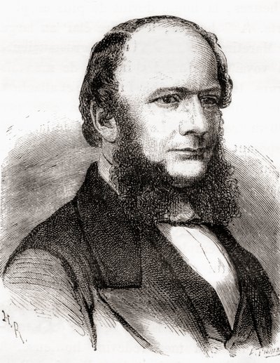Charles William Siemens, z The Wonders of Science, opublikowany ok. 1870 (rycina) autorstwa French School