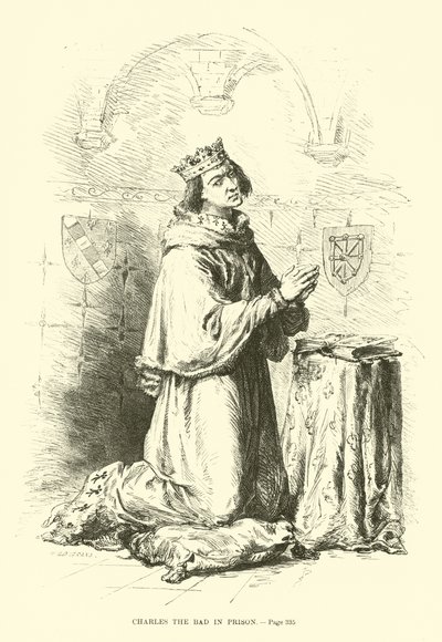 Karol Zły w więzieniu autorstwa French School