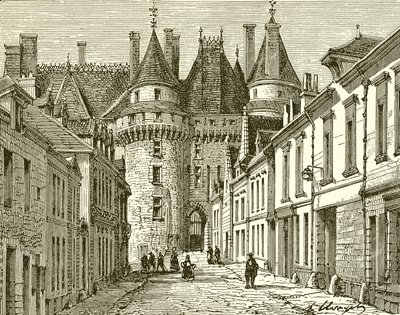 Château Langeais autorstwa French School