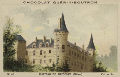 Zamek w Bazoches, Nievre autorstwa French School