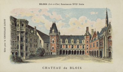 Zamek w Blois, Blois, Loir-et-Cher autorstwa French School