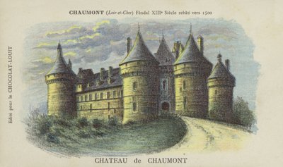 Zamek w Chaumont, Chaumont, Loir-et-Cher autorstwa French School