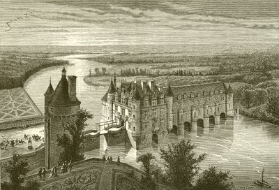 Zamek Chenonceaux autorstwa French School