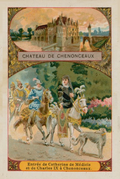 Zamek Chenonceaux autorstwa French School