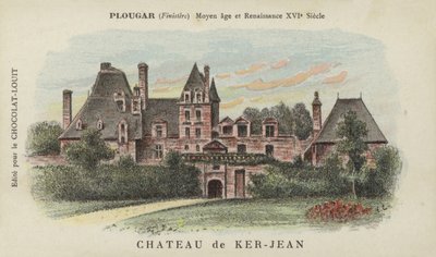 Chateau de Ker-Jean, Plougar, Finistere autorstwa French School