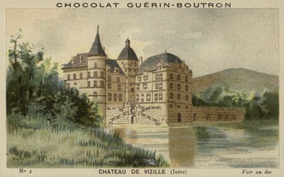 Zamek w Vizille, Isère autorstwa French School