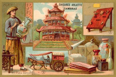 Chiny (chromolit) autorstwa French School