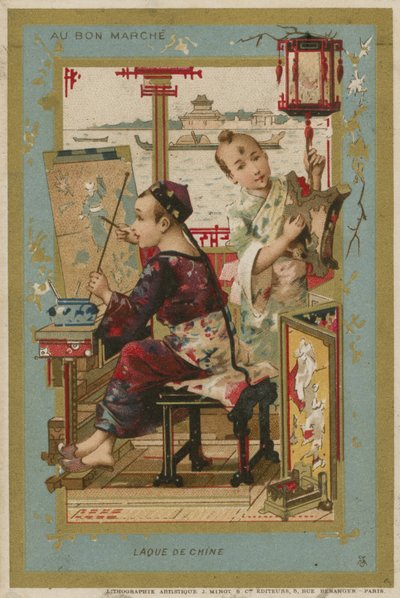 Chiński Lakier autorstwa French School